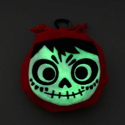 AUG 21 PREORDER - Japan Disney Store - Coco -Miguel Snack Pasta in a Drawstring Pouch - Glow-in-the-Dark with Carabiner