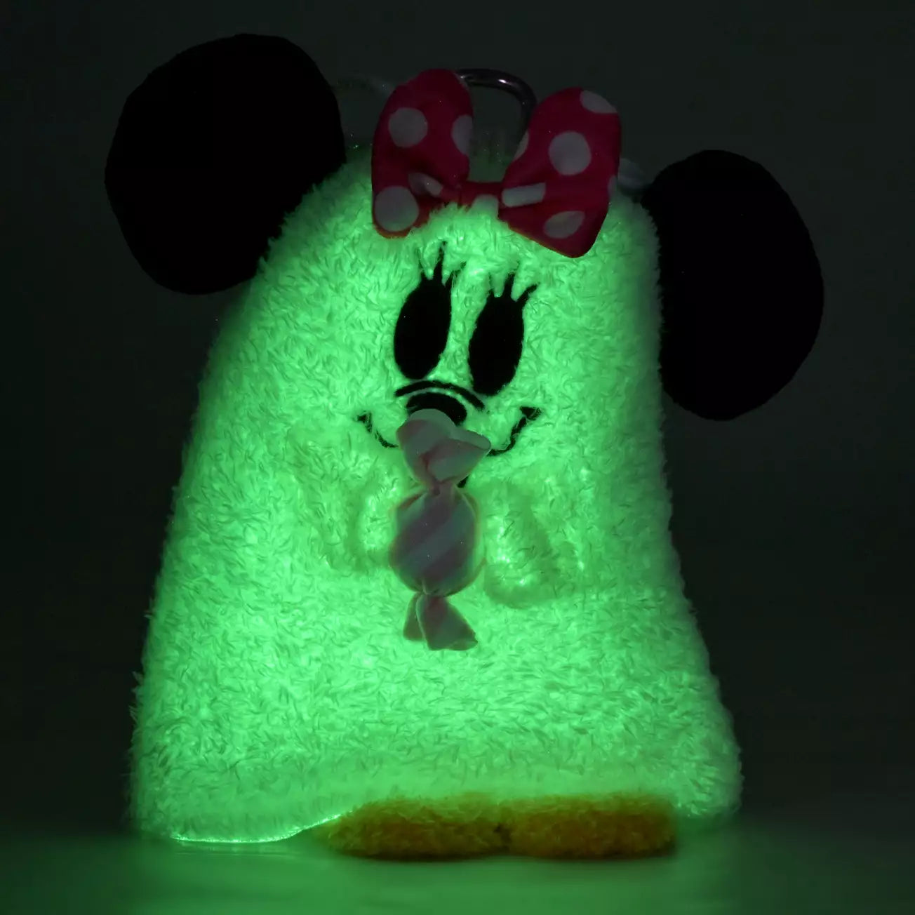 SEPT 1 PREORDER - Japan Disney Store - Halloween 2026 - Minnie Mouse - Karinto Snack - Glow-in-the-Dark Ghost Pouch with Carabiner