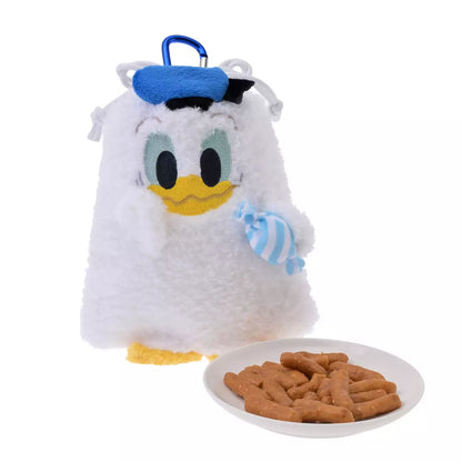 SEPT 1 PREORDER - Japan Disney Store - Halloween 2026 - Donald Duck - Karinto Snack - Glow-in-the-Dark Ghost Pouch with Carabiner