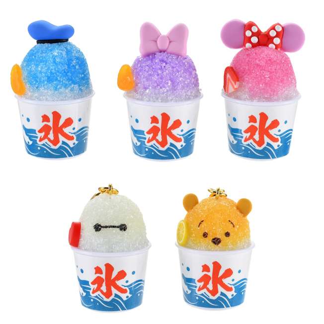 JULY 24 PREORDER - Japan Disney Store - Matsuri / Summer Festival Food - Shaved Ice Keychain Blind Box
