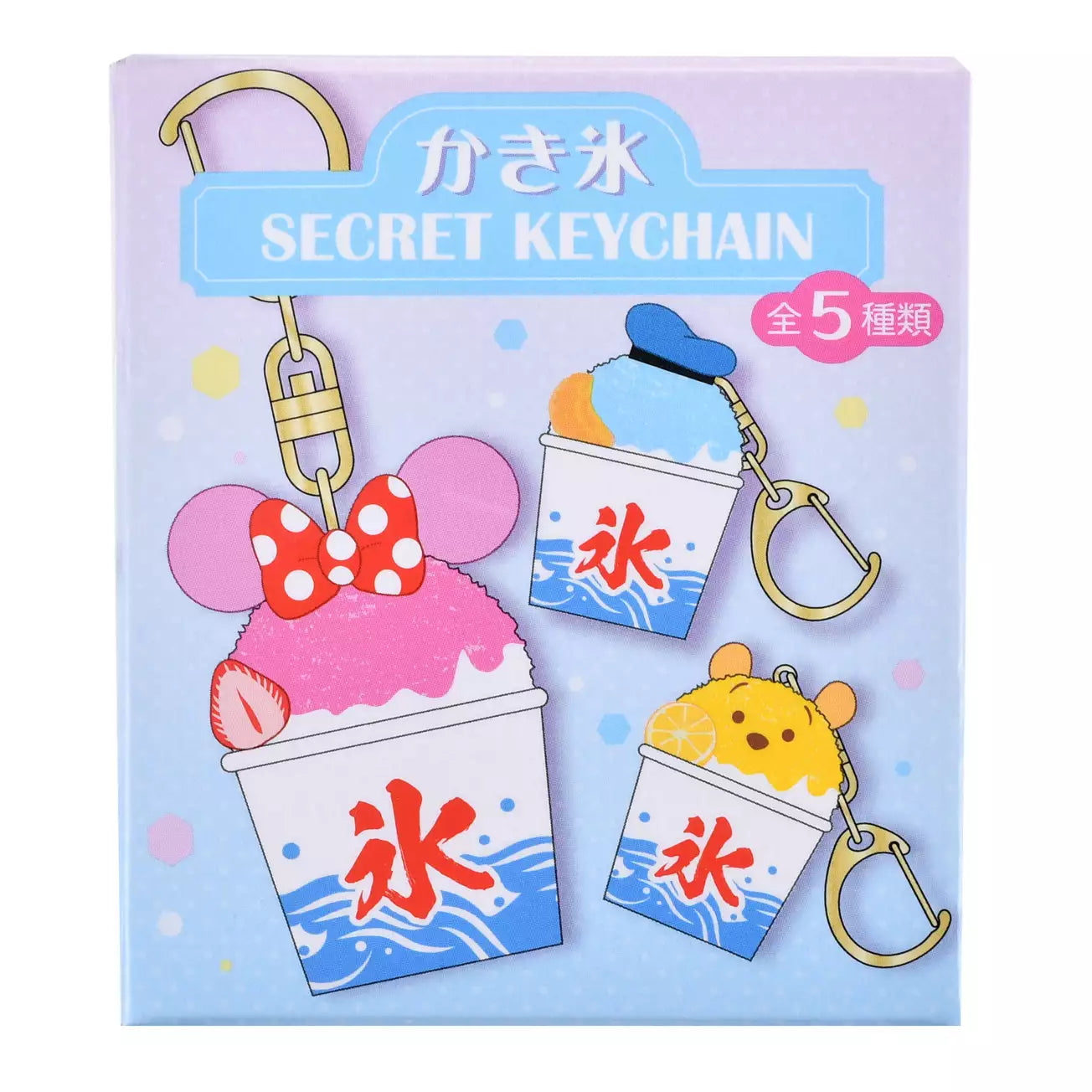 JULY 24 PREORDER - Japan Disney Store - Matsuri / Summer Festival Food - Shaved Ice Keychain Blind Box