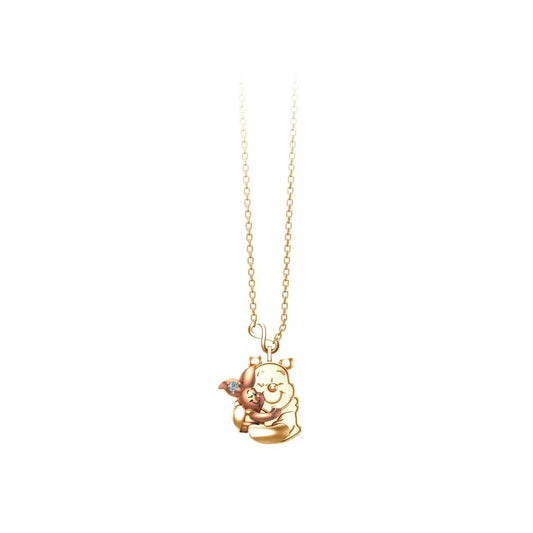 JULY 28 PREORDER - Japan Disney Store - Pooh Hunny Day 2026 - RAVIPA Winnie the Pooh & Piglet Necklace
