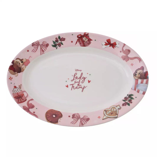 NOV 2 PREORDER - Japan Disney Store - Christmas 2026 - Lady Oval Plate