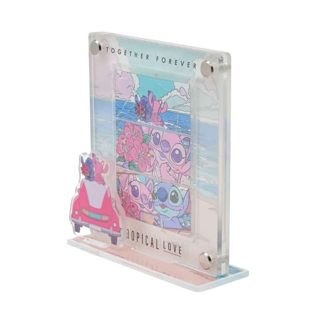 JULY 14 PREORDER - Japan Disney Store - Stitch & Angel Collection - Acrylic Stand Frame Puzzle