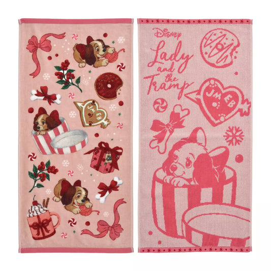 NOV 2 PREORDER - Japan Disney Store - Christmas 2026 - Lady Face Towel Set