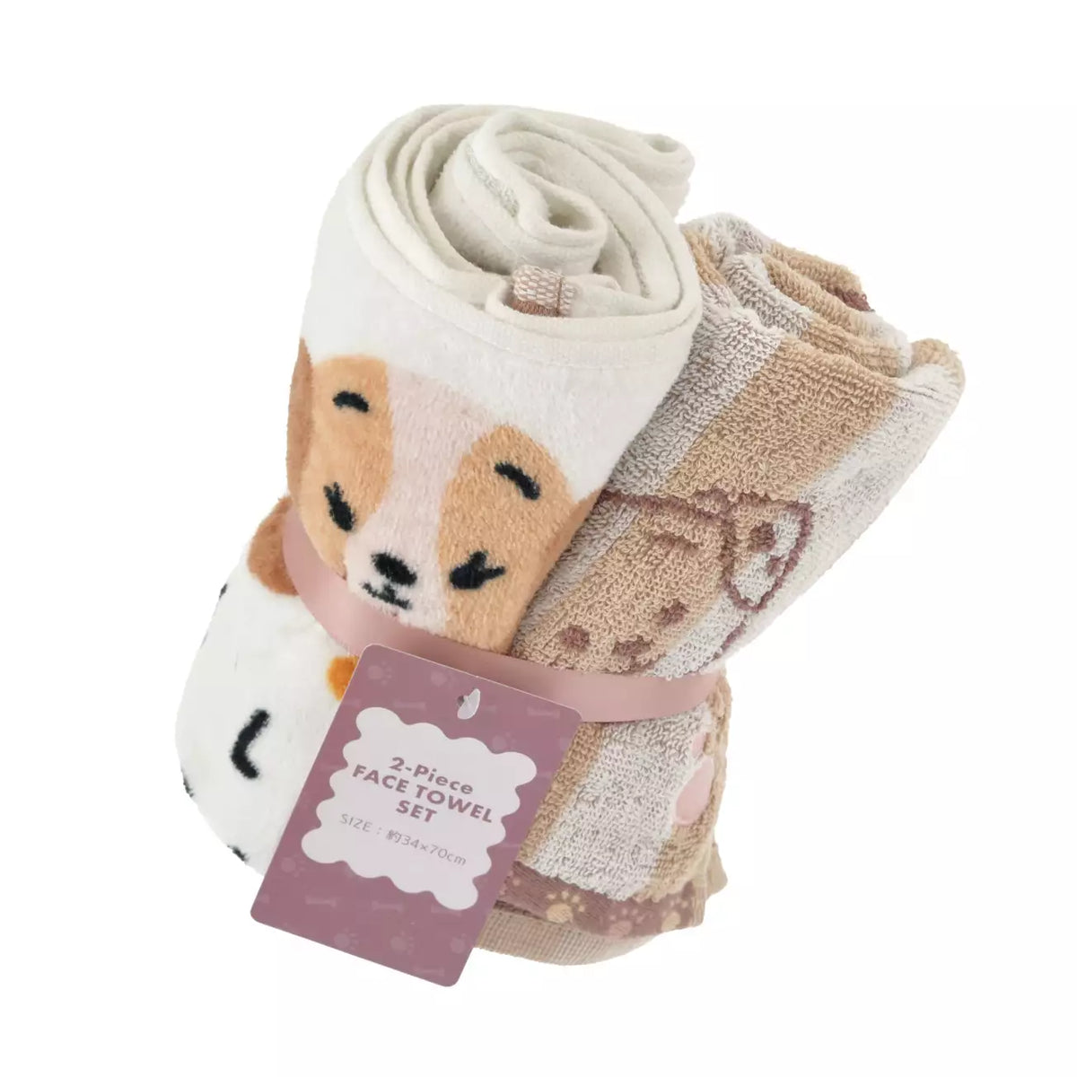 Japan Disney Store - Disney Pets - Face Towel Set