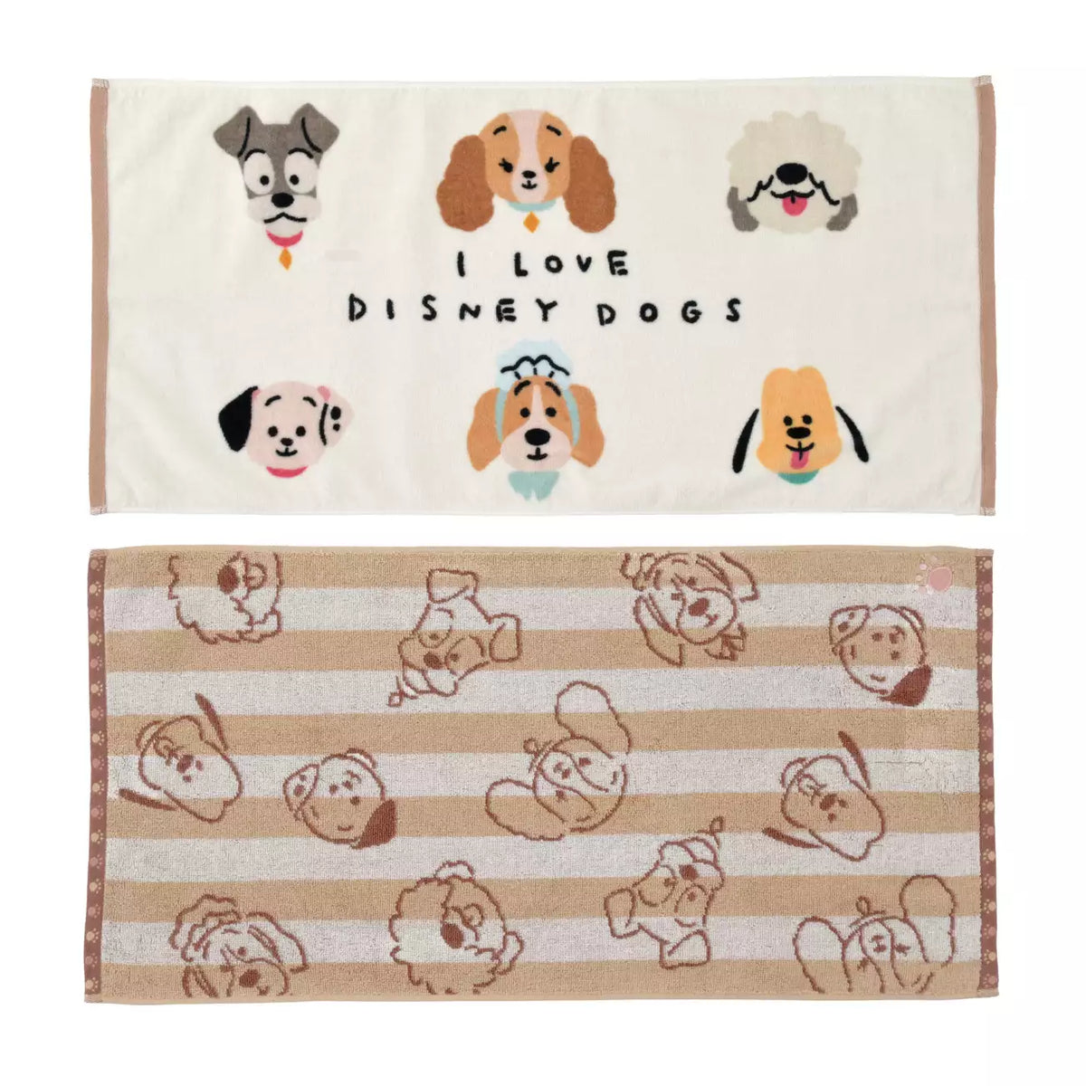 Japan Disney Store - Disney Pets - Face Towel Set