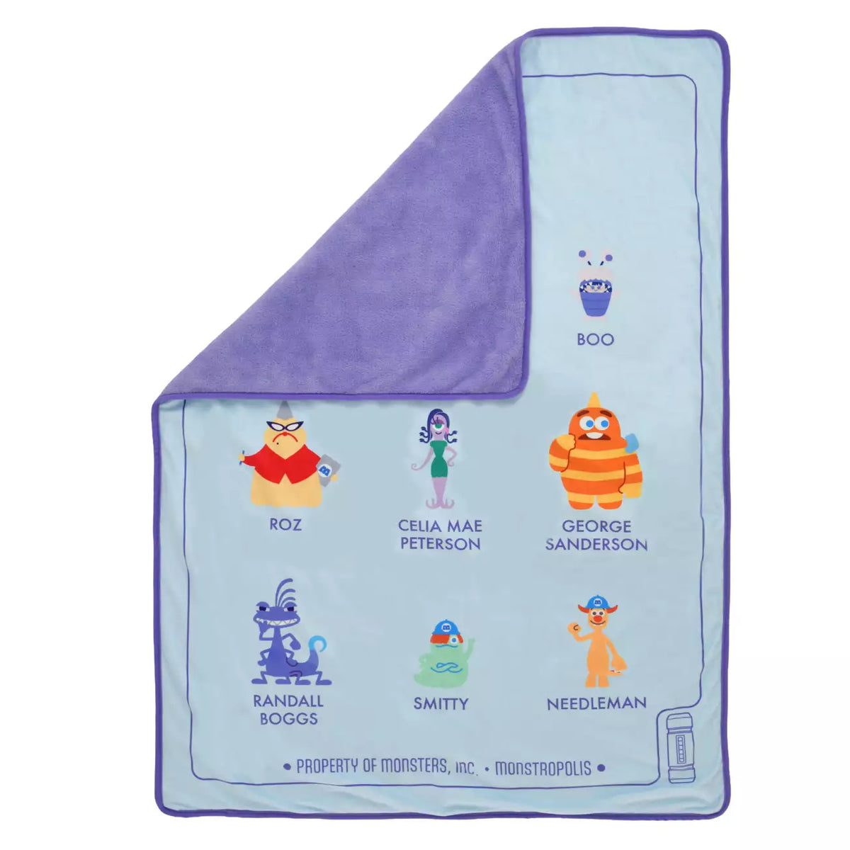 OCT 20 PREORDER - Japan Disney Store - Monsters Inc 25th - Blanket with Case
