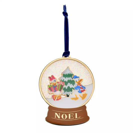 NOV 2 PREORDER - Japan Disney Store - Christmas 2026 - Donald & Daisy Flat Ornament