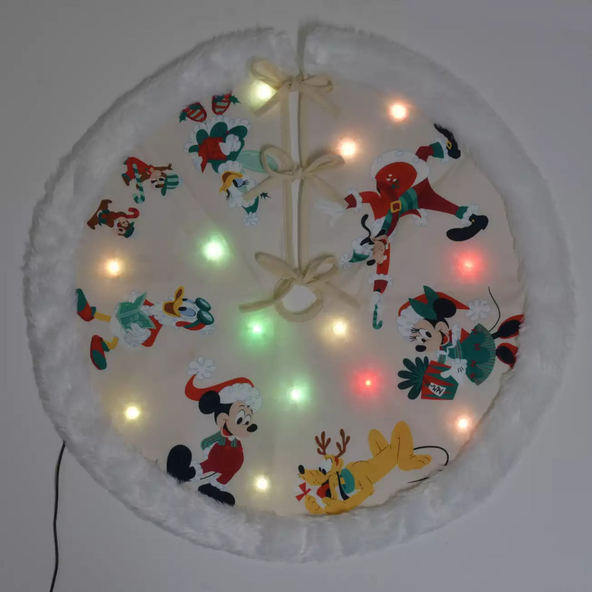 NOV 2 PREORDER - Japan Disney Store - Christmas 2026 - Mickey & Friends Light-Up Tree Skirt