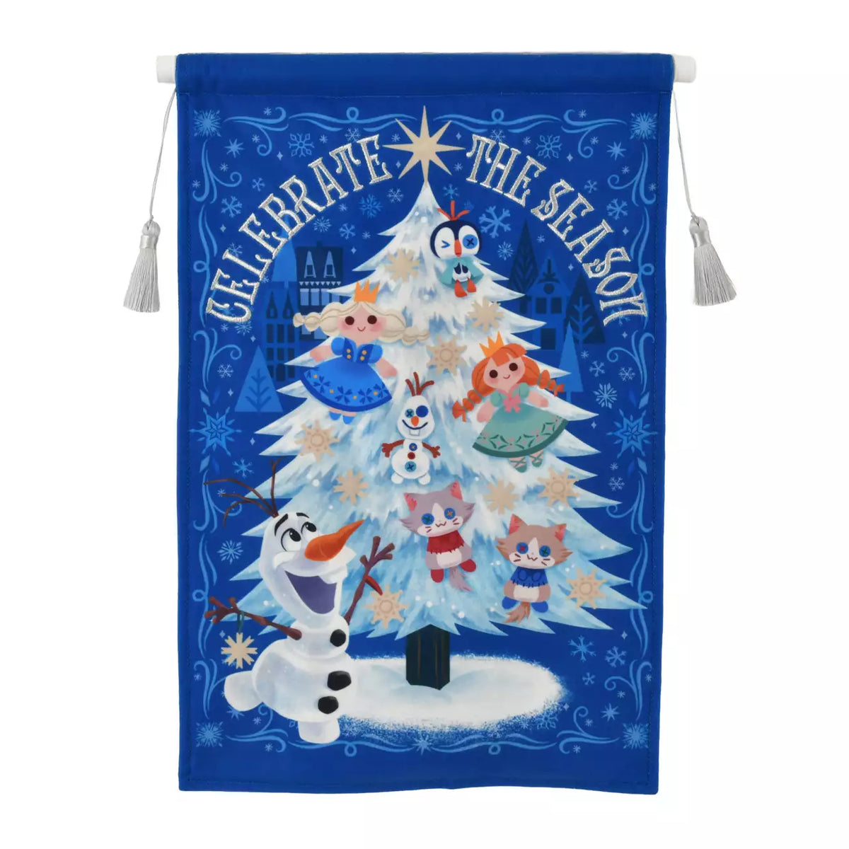 NOV 2 PREORDER - Japan Disney Store - Frozen Christmas - Light-Up Tapestry