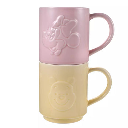 Japan Disney Store - Minnie Mouse - Stackable Mug - Embossed Face & Logo