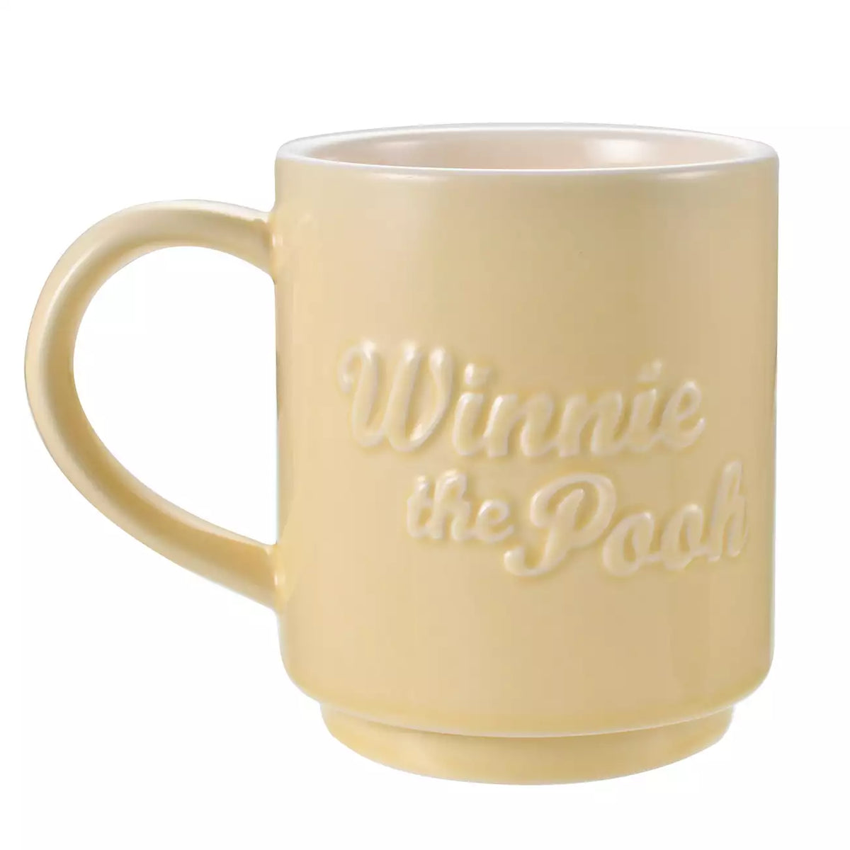 Japan Disney Store - Winnie the Pooh - Stackable Mug - Embossed Face & Logo
