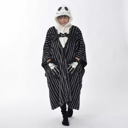 OCT 27 PREORDER - Japan Disney Store - Warm Goods - Jack Skellington Wearable Blanket