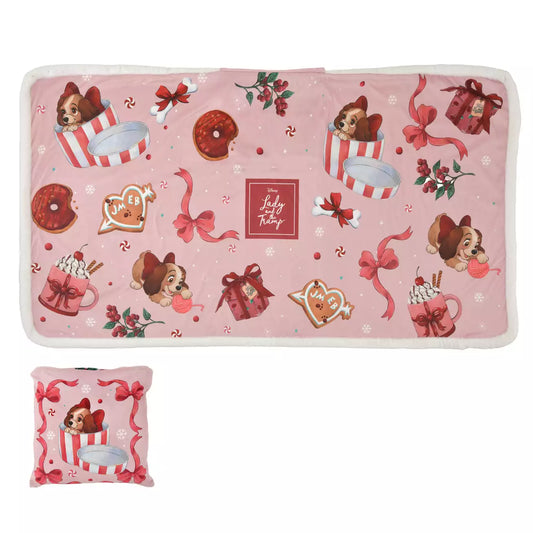 NOV 2 PREORDER - Japan Disney Store - Christmas 2026 - Lady 4-Way Blanket