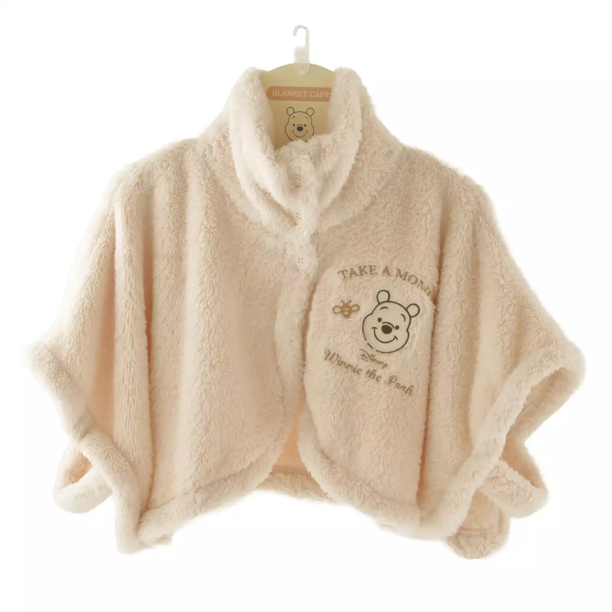 OCT 27 PREORDER - Japan Disney Store - Warm Goods - Winnie the Pooh - Wearable Blanket Cape