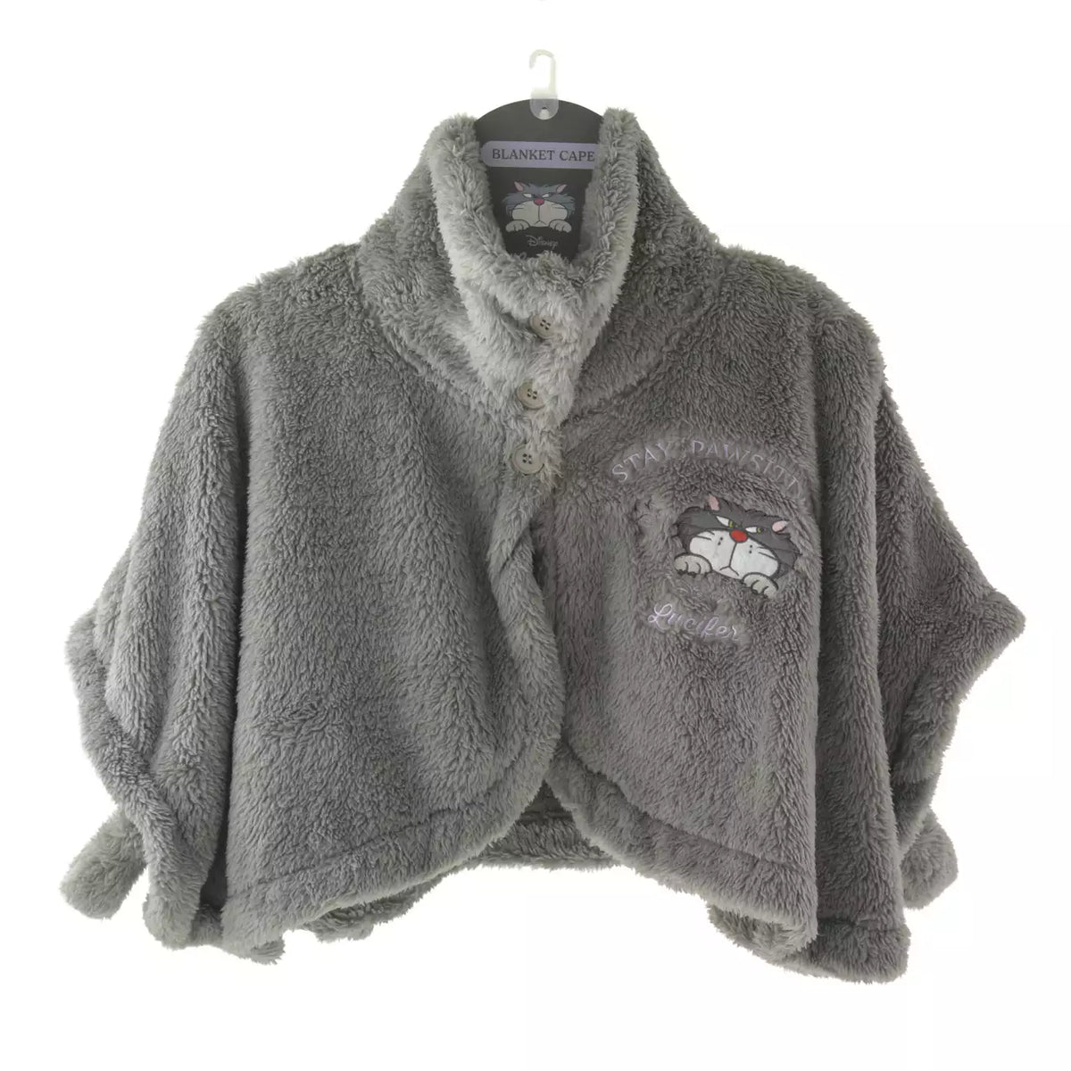 OCT 27 PREORDER - Japan Disney Store - Warm Goods - Cinderella - Lucifer Wearable Blanket Cape