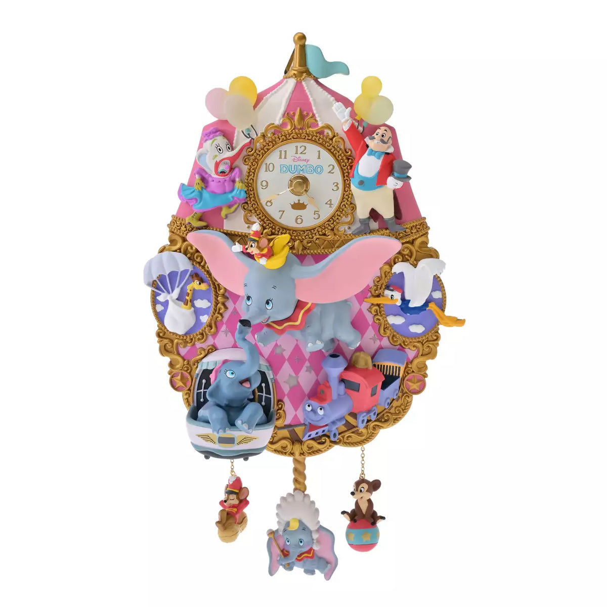 OCT 5 PREORDER - Japan Disney Store - Dumbo 85th Anniversary - Dumbo  Light-Up Clock