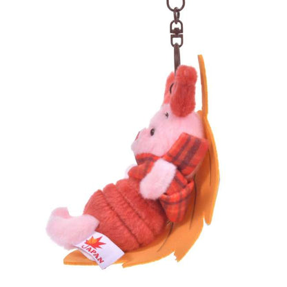 OCT 6 PREORDER - Japan Disney Store - Winnie the Pooh - Piglet Autumn Plush Keychain