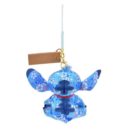 OCT 6 PREORDER - Japan Disney Store - Japanese Fabric - Stitch Plush Keychain