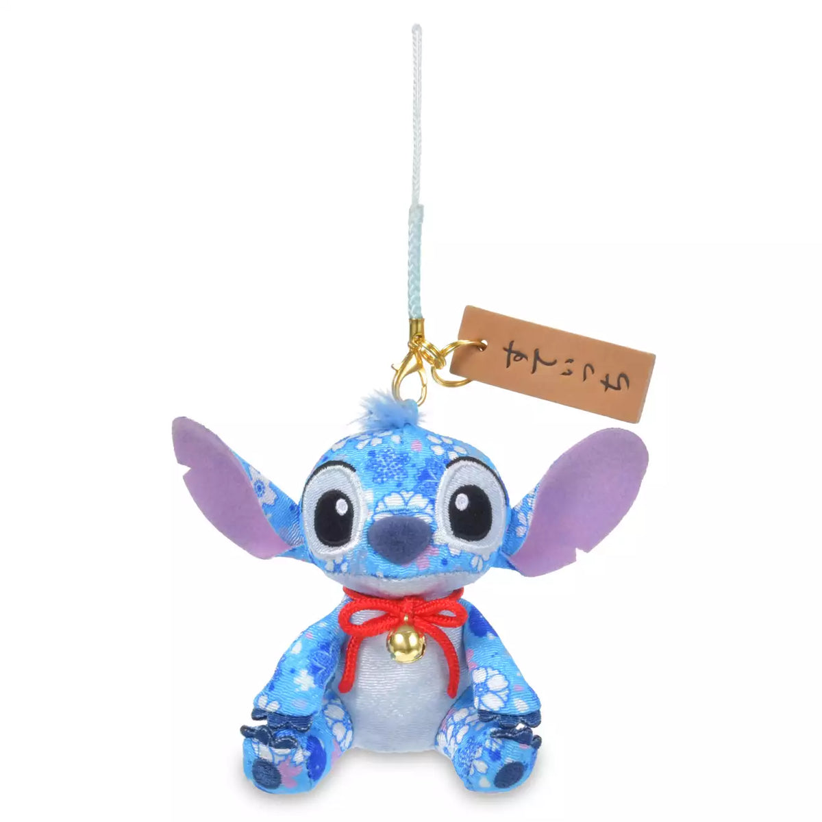 OCT 6 PREORDER - Japan Disney Store - Japanese Fabric - Stitch Plush Keychain