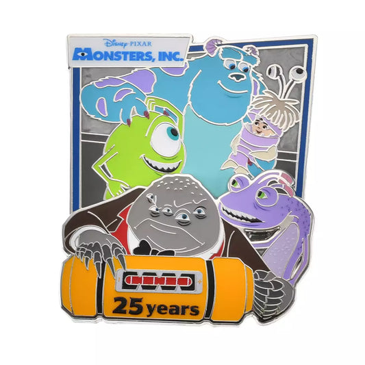 OCT 20 PREORDER - Japan Disney Store - Monsters Inc 25th - Pin