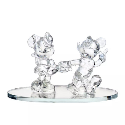 JUNE 30 PREORDER - Japan Disney Store - 【Arribas Brothers】Mickey & Minnie Walking Figurine - Clear