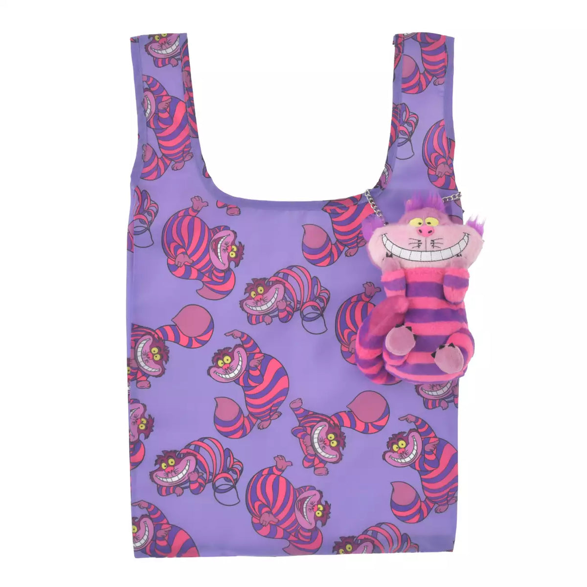 OCT 16 PREORDER - Japan Disney Store - Cheshire Cat - Shopping Bag with Pouch