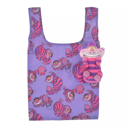 OCT 16 PREORDER - Japan Disney Store - Cheshire Cat - Shopping Bag with Pouch