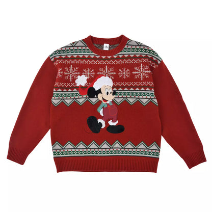 NOV 2 PREORDER - Japan Disney Store - Christmas 2026 - Mickey Mouse Long-Sleeve Sweater