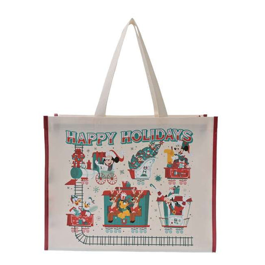 NOV 2 PREORDER - Japan Disney Store - Christmas 2026 - Mickey & Friends ECO Bag (M)