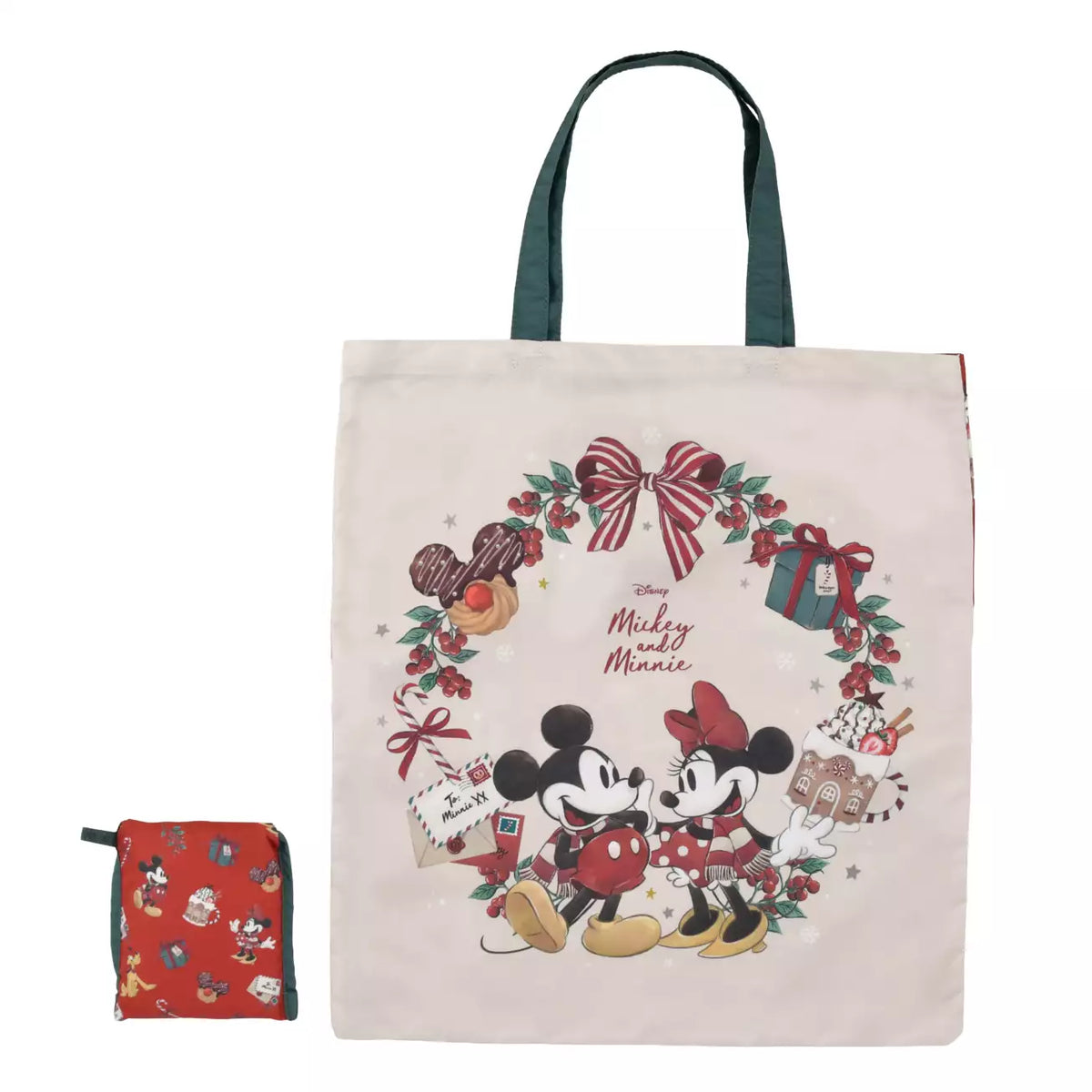 NOV 2 PREORDER - Japan Disney Store - Christmas 2026 - Mickey, Minnie & Pluto Shopping Bag