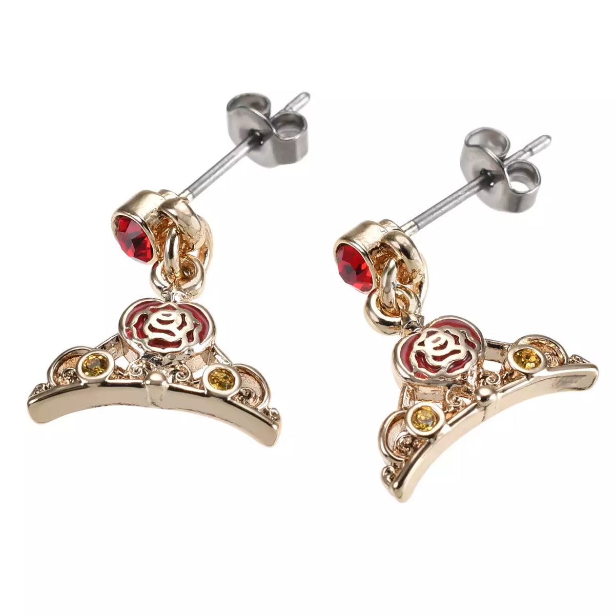 OCT 6 PREORDER - Japan Disney Store - Beauty and the Beast - Belle Tiara Earrings