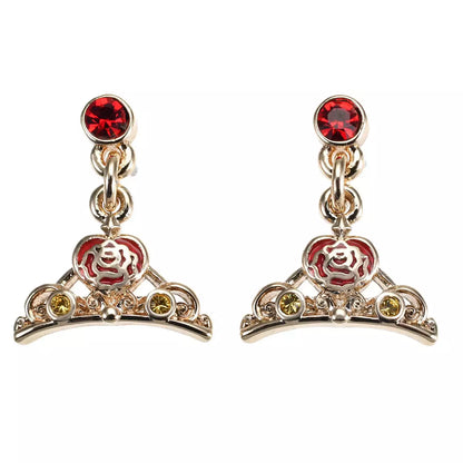 OCT 6 PREORDER - Japan Disney Store - Beauty and the Beast - Belle Tiara Earrings