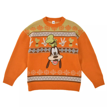 NOV 2 PREORDER - Japan Disney Store - Christmas 2026 - Goofy Long-Sleeve Sweater