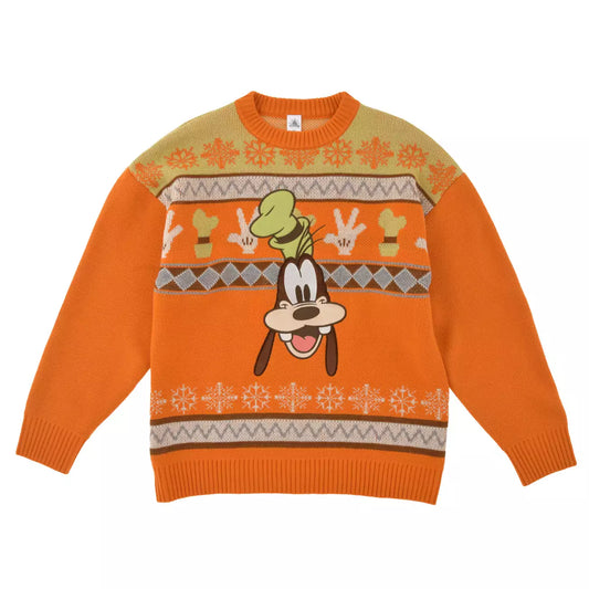 NOV 2 PREORDER - Japan Disney Store - Christmas 2026 - Goofy Long-Sleeve Sweater