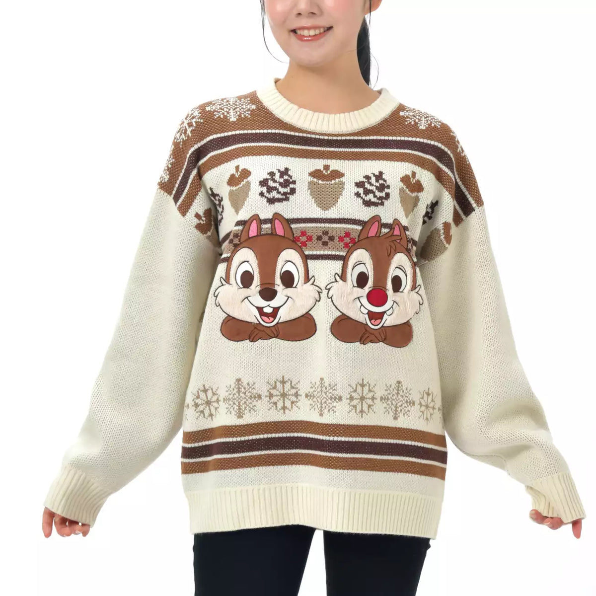 NOV 2 PREORDER - Japan Disney Store - Christmas 2026 - Chip & Dale Long-Sleeve Sweater
