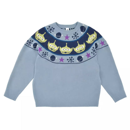 NOV 2 PREORDER - Japan Disney Store - Christmas 2026 - Toy Story - Little Green Men Long-Sleeve Sweater