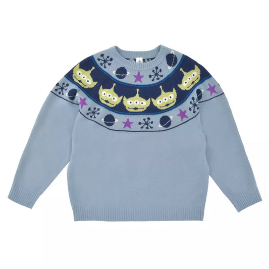 NOV 2 PREORDER - Japan Disney Store - Christmas 2026 - Toy Story - Little Green Men Long-Sleeve Sweater
