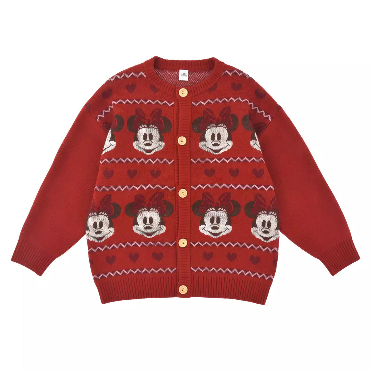 NOV 2 PREORDER - Japan Disney Store - Christmas 2026 - Minnie Mouse Long-Sleeve Knit Cardigan