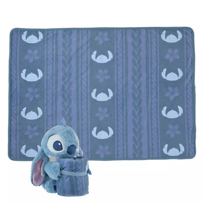 OCT 27 PREORDER - Japan Disney Store - Warm Goods - Stitch Blanket with Plush Toy