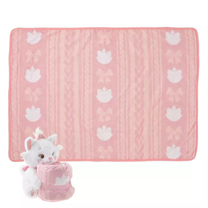 OCT 27 PREORDER - Japan Disney Store - Warm Goods - The Aristocats - Marie Blanket with Plush Toy