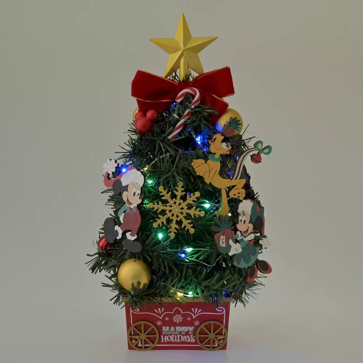 NOV 2 PREORDER - Japan Disney Store - Christmas 2026 - Mickey, Minnie & Pluto Light-Up Tree
