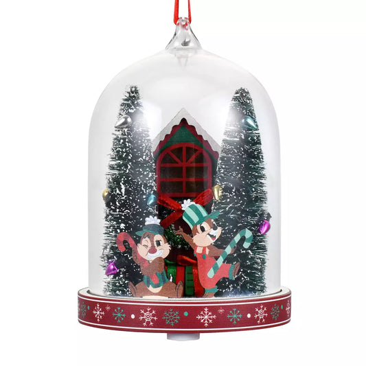 NOV 2 PREORDER - Japan Disney Store - Christmas 2026 - Chip & Dale Light-Up Ornament