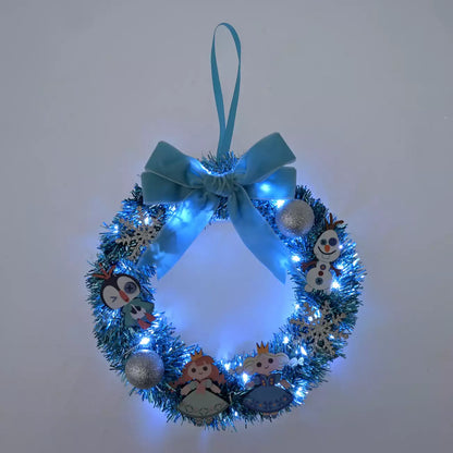NOV 2 PREORDER - Japan Disney Store - Frozen Christmas - Light-Up Wreath
