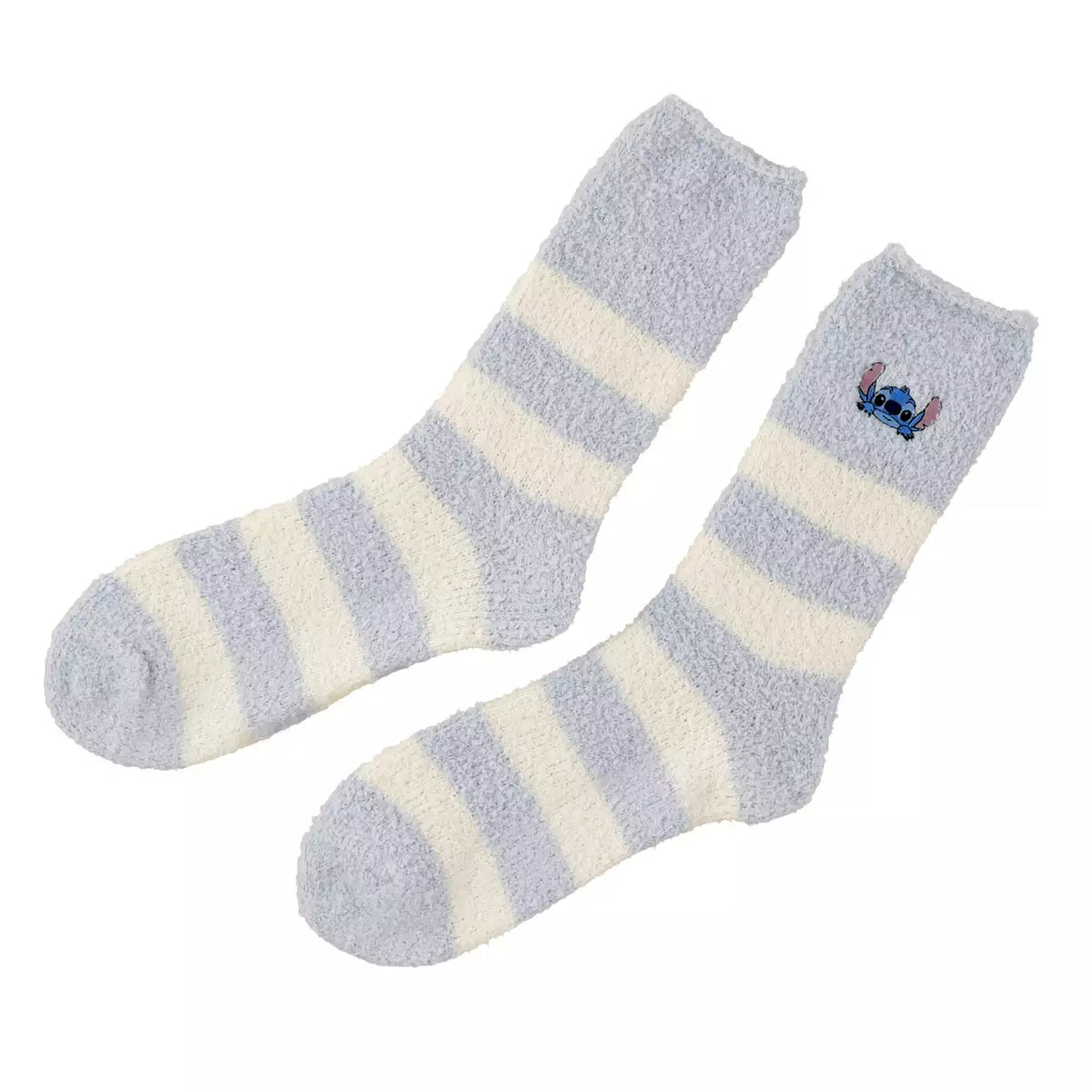 OCT 27 PREORDER - Japan Disney Store - Warm Goods - Stitch Fluffy Socks 23-25cm