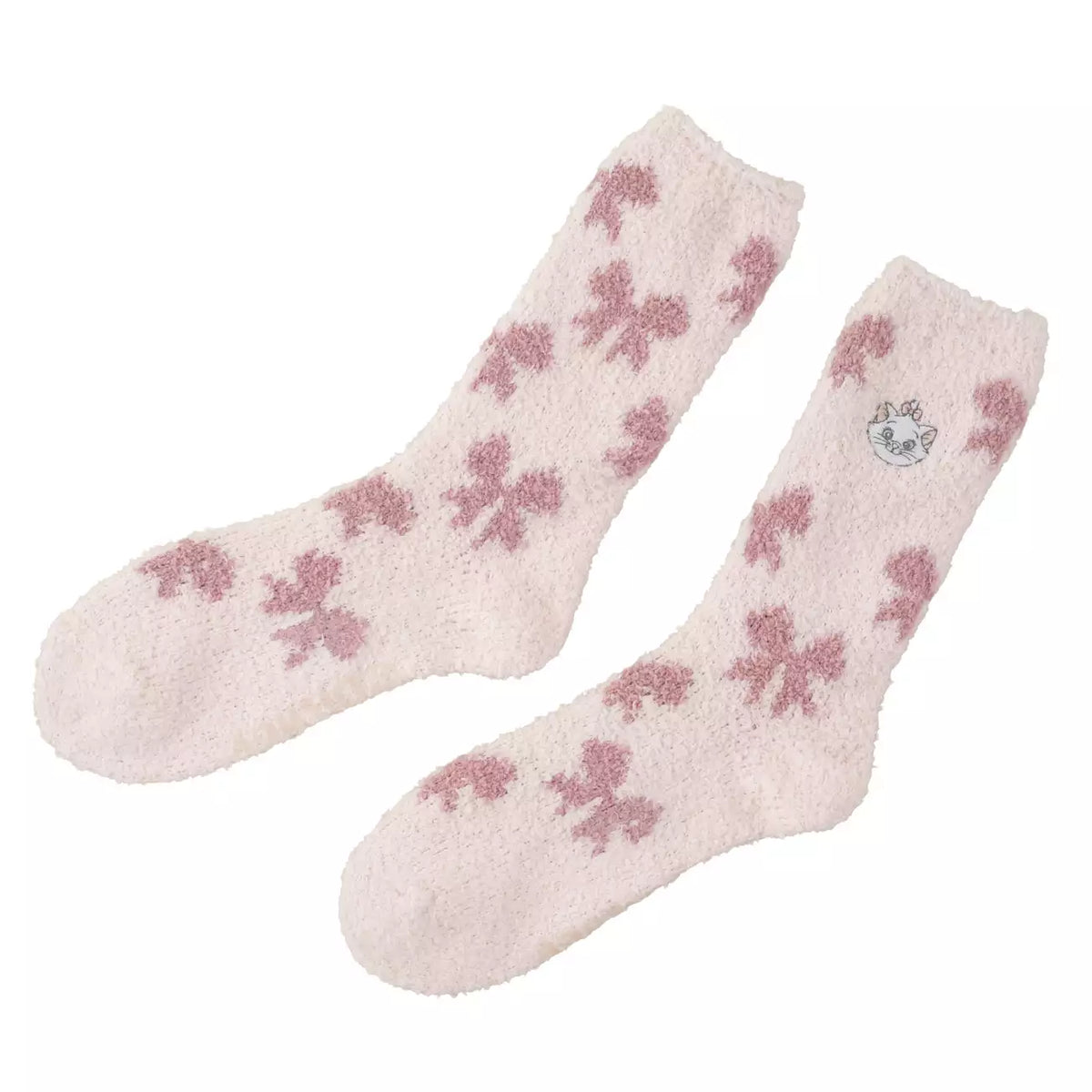 OCT 27 PREORDER - Japan Disney Store - Warm Goods - The Aristocats - Marie Fluffy Socks 23-25cm