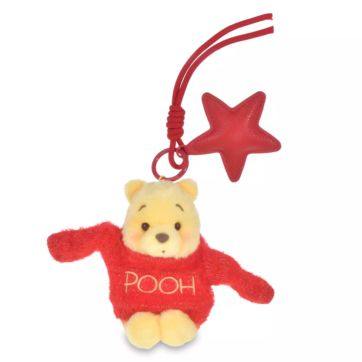 OCT 13 PREORDER - Japan Disney Store - Winnie the Pooh - Getting Dressed Plush Keychain