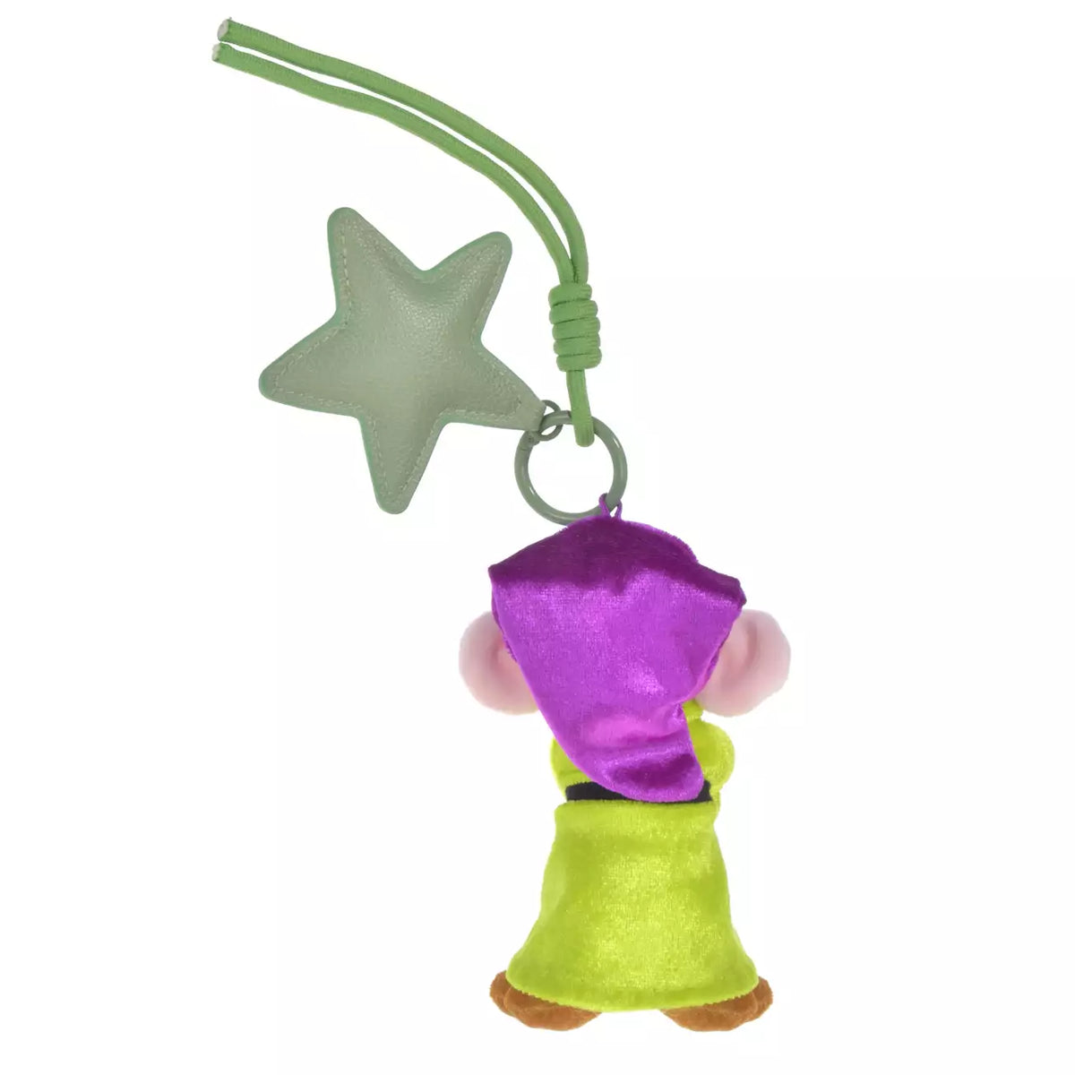 OCT 13 PREORDER - Japan Disney Store - Snow White - Dopey Getting Dressed Plush Keychain