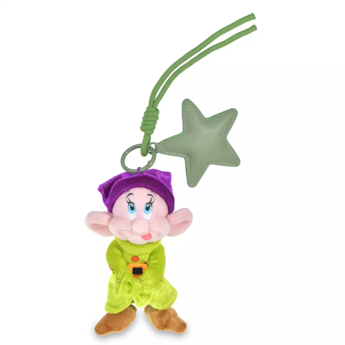OCT 13 PREORDER - Japan Disney Store - Snow White - Dopey Getting Dressed Plush Keychain